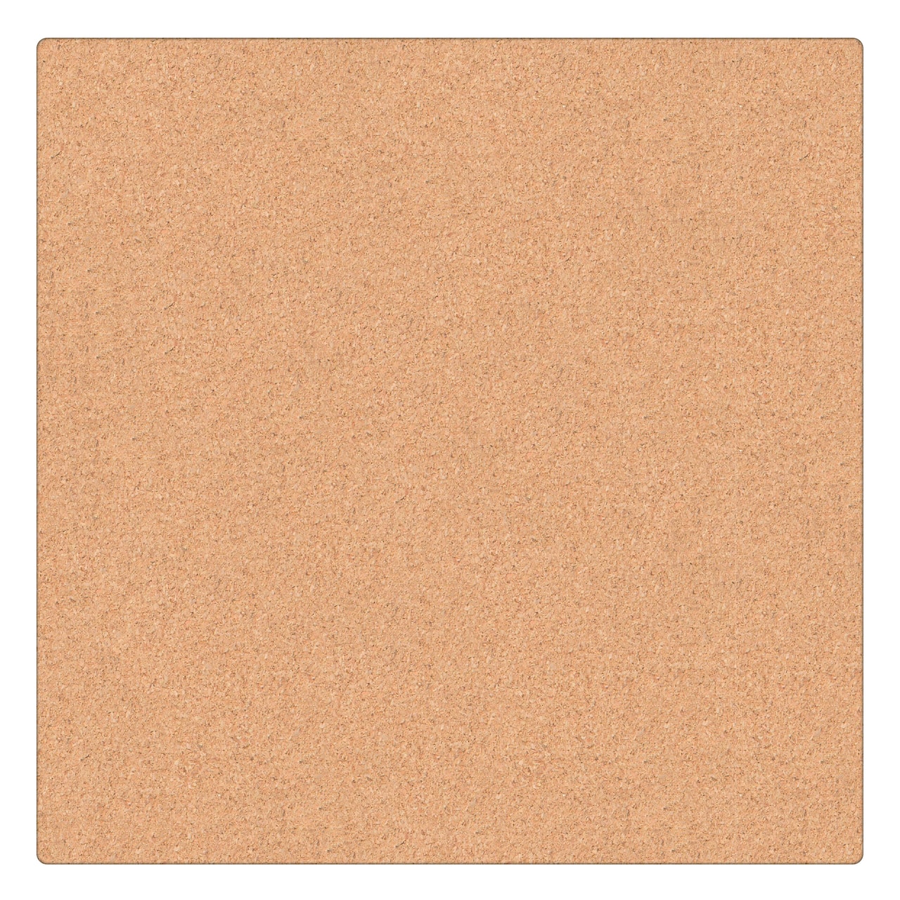 U Brands™ 24'' x 24'' Frameless Cork Canvas Bulletin Board